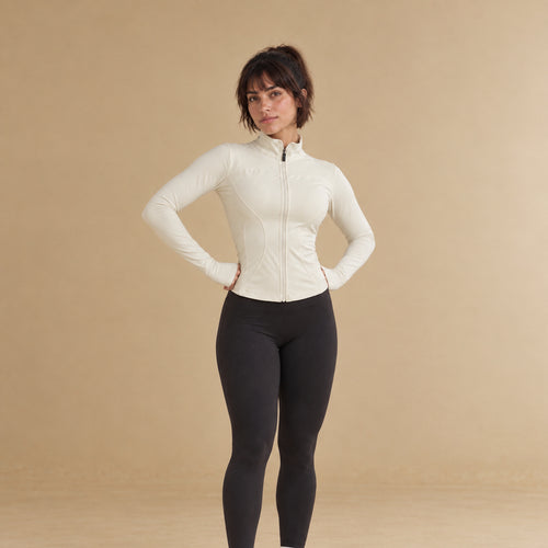 Fitted Zip-Front Jacket