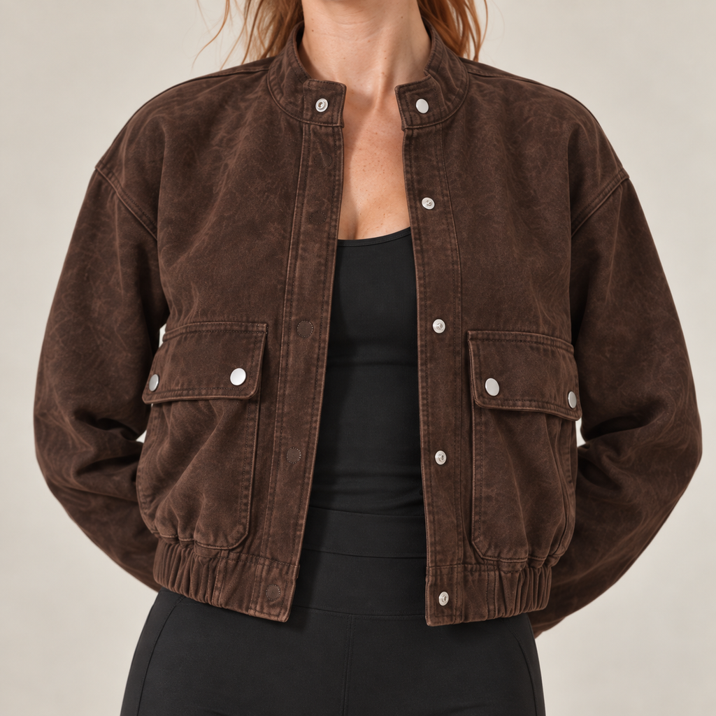 Cropped Pocket Jacket