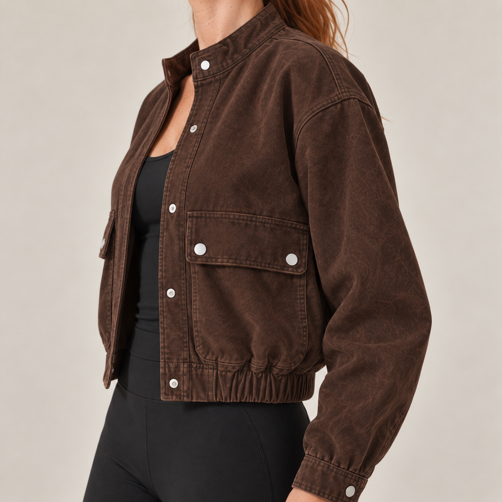 Cropped Pocket Jacket
